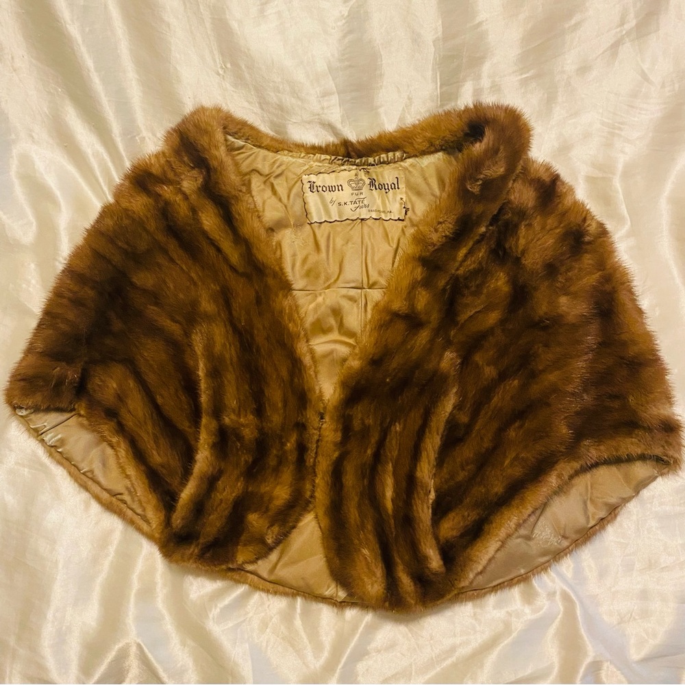 Vintage Brown Royal Mink fur by SK Tate Fur